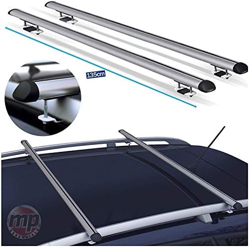 MP Essential Lightweight Aluminium Car Roof Rack Rails Cross Bars to fit Mitsubishi Outlander (2007-2012)