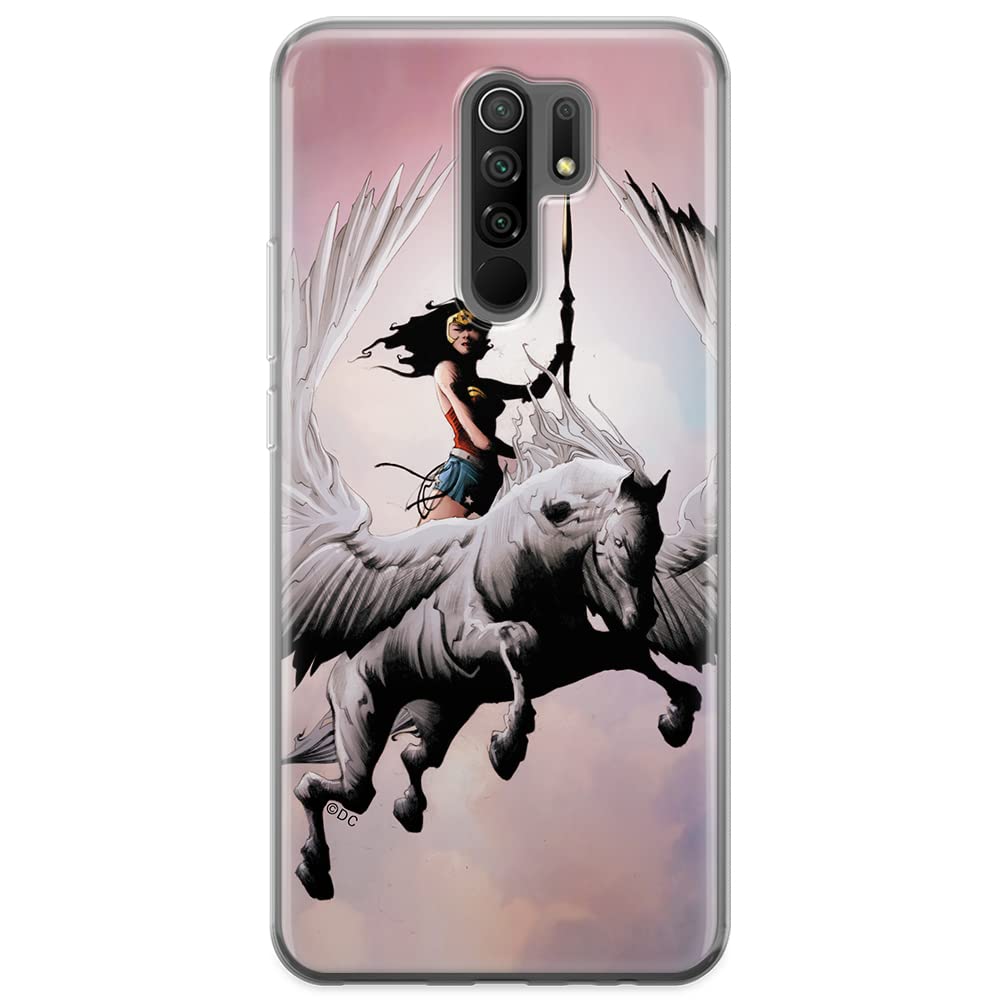 ERT GROUP mobile phone case for Xiaomi REDMI 9 original and officially Licensed DC pattern Wonder Woman 002 optimally adapted to the shape of the mobile phone, case made of TPU