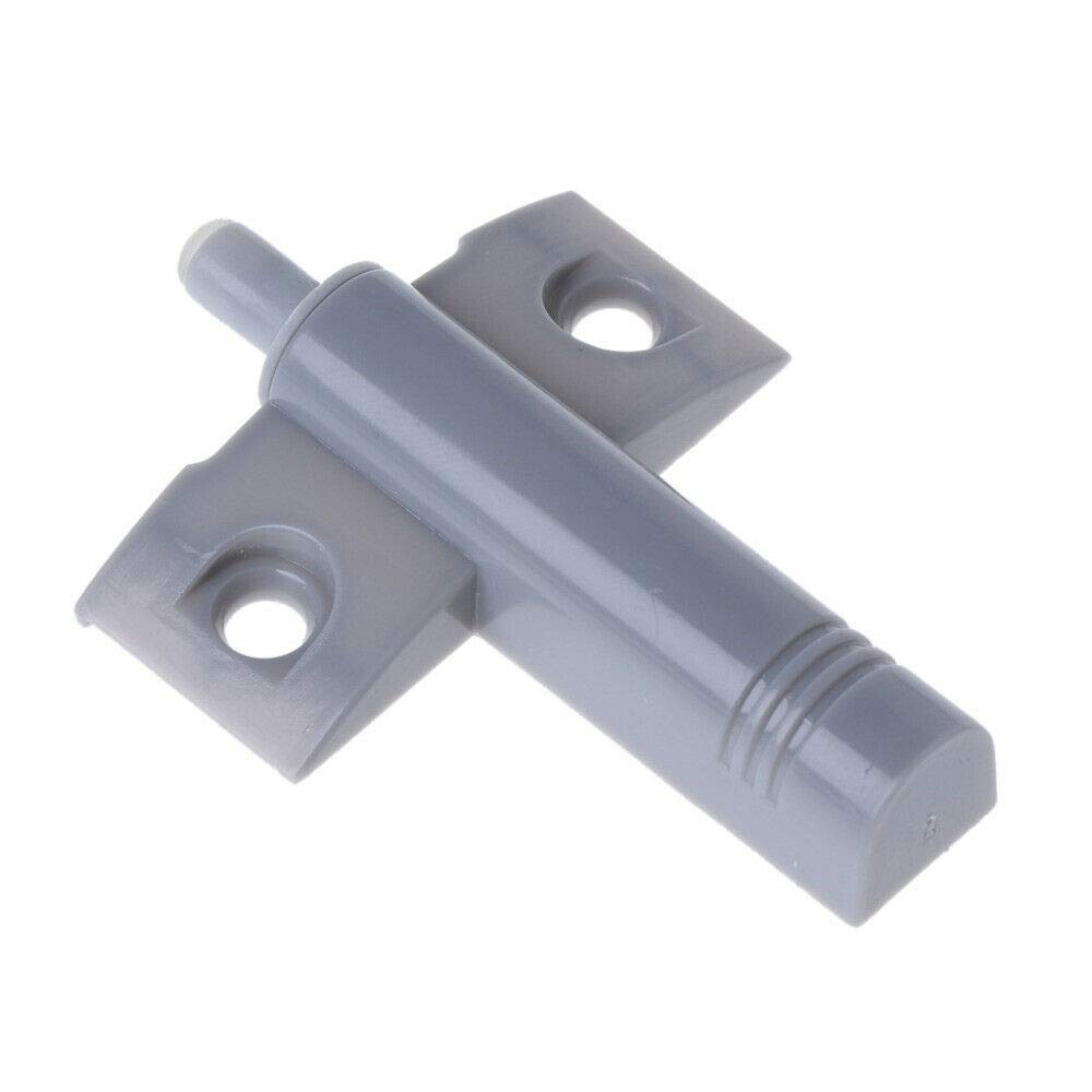 SUPERTOOL Quiet Closer Damper Buffers, Soft Close,Grey, Forward, for Kitchen/Cabinet/Door/Drawer (15 Pcs)