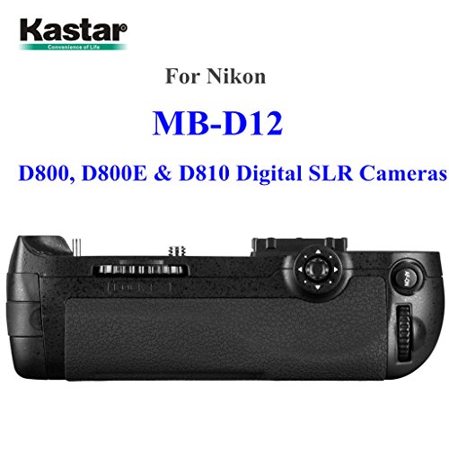 Kastar Pro Multi-Power Vertical Battery Grip (Replacement for MB-D12) for Nikon D800, D800E & D810 Digital SLR Cameras
