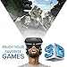 virtual reality Glasses Funtec VR headset Google Cardboard 360 degree Viewing Immersive VR Goggle Box for 3D Movies and Video Games with bluetooth remote control Compatible with Smartphone 3.5-6.inch