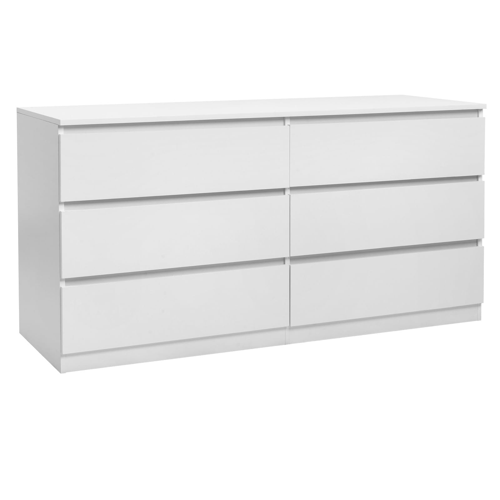 Photo 1 of ***STOCK PHOTO FOR REFERENCE ONLY ***Spaco White Dresser for Bedroom,55'' Modern Large 6 Drawer Dresser with Deep Drawer,Wide Storage Chest of Drawer for Closet,Wood Bedroom Storage Organizer Furniture,TV Stand for Living Room