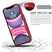 Arae Compatible for iPhone 11 Case with Card Holder - Wallet Case with PU Leather Card Pockets Back Flip Cover for iPhone 11 6.1 inch - Wine red