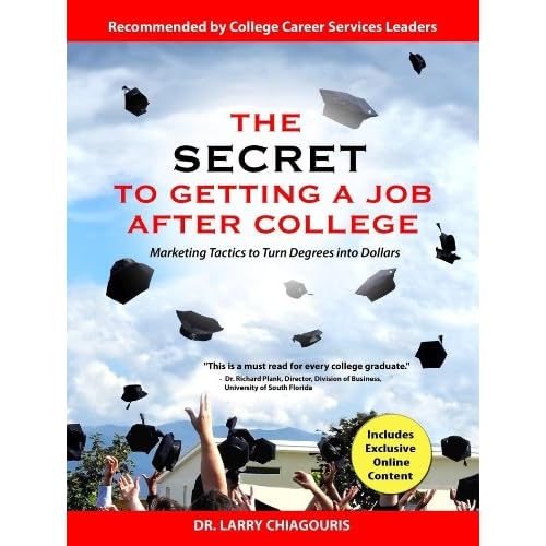 The Secret to Getting a Job after College: Marketing Tactics to Turn Degrees into Dollars The Secret to Getting a Job after College: Marketing Tactics to Turn Degrees into Dollars