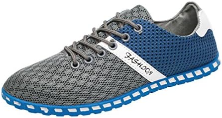 Anxinke Men's Casual Comfortable Breathable Mesh Flat Sneakers Shoes