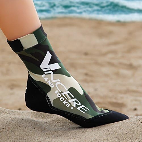 Vincere Unisex Sand Socks Neoprene Beach Scuba Snorkel Volleyball Soccer Shoes by Vincere Sports