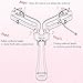 Eyebrow Stencils Professional Adjustable Make up Grooming Drawing Blacken Eyebrow Template (Pink-paper)