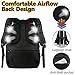 Extra Large Travel Backpack for student, Durable Travel Laptop Backpack with USB Charging Port, TSA Friendly College Backpack for Women Men, Big Student Computer Bookbag for 17 Inch Laptop, Black