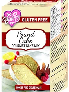 XO Baking Gluten Free Pound Cake Mix – Flavorful Non GMO Certified Cake Mix 18 Ounces