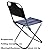 Ezyoutdoor Stool Chair Folding Lightweight for Camping Fishing Compact Bivouac Hunting Fishing Camping Stool with Back Suitable for Child, with Headlight Flashlight