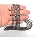 Wholesale 12PCS Antique Copper Plated Brass Flat Cable Chains Bulk for Jewelry Making 18-30 Inches (18