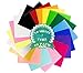 Everyday Crafter Heat Transfer Vinyl Variety Bundle Pack 20 HTV Sheets 18+2 Free -Assorted Colors incl. Neon, Pastel- 12