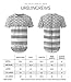 URBANCREWS Mens Hipster Hip Hop American Flag Longline T-shirt (Various Prints)