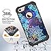 Casetego for iPhone 6S Case,iPhone 6 Case,Glow in The Dark Three Layer Heavy Duty Sturdy Shockproof Full Protection Rugged Hard PC+Soft TPU Bumper Case for Apple iPhone 6S/6 4.7 inch,Mandala