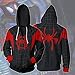 Gurbanton Spiderman Into The Spider Verse Hoodie Miles Morales Costume Sweatshirt for Halloween Holiday (S)
