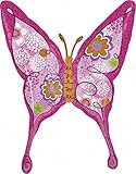 Anagram Supershape - Pink Floral Butterfly