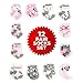 Disney Baby Girls Mickey & Minnie Mouse Assorted Color Pair Socks Set, Pink, White, Grey Collection, 0-6 Months