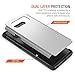 Galaxy Note 8 Case Holster, Trianium [Duranium Series] Heavy Duty Protective Cover with Belt Clip and Kickstand for Samsung Note 8 Phone [Extreme Protection]- Silver