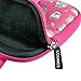 7-8 inch Tablet Sleeve, KOZMICC 7-8 inch Tablet Ultra-Portable Neoprene Carrying Sleeve Case Bag with Accessory Pocket for Apple iPad Mini, Amazon Fire HD, Samsung, Nabi, Kids Tablet - Pink Owl