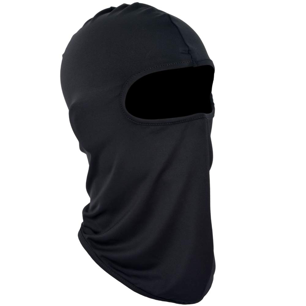 VIVOTE Multifunction Lycra Balaclava Full Face Mask Motorcycle Cycling Ski Bike Bandana Hiking Skateboard Tactical Training Outdoor Black