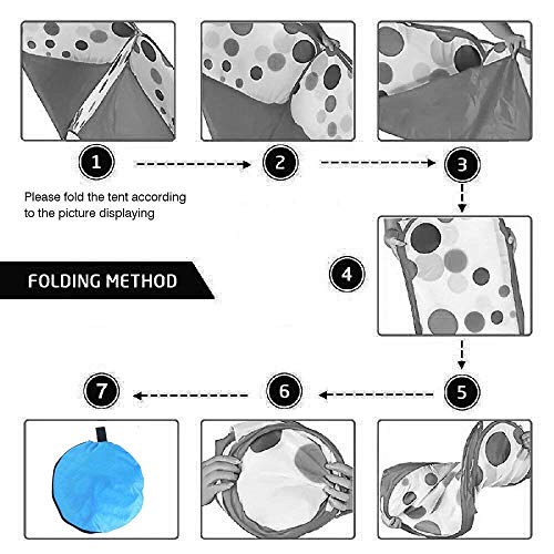 image for TRAVER DREAM Kids Ball Pit, TD Large Pop Up Toddler Ball Pits Tent for
