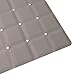 Sultan's Linens Foldable Non Slip Rubber Bath Mat For Textured Tub and Reglazed Tub (29-inch x 14-inch), Taupe