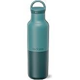 Klean Kanteen Rise Classic Insulated Water Bottle - Keep Drinks Cold for 65 Hours - Stainless Steel - Insulated Water Bottle - Leak & Sweat-Proof - Arch Loop Cap - 20 oz - Brittany Blue