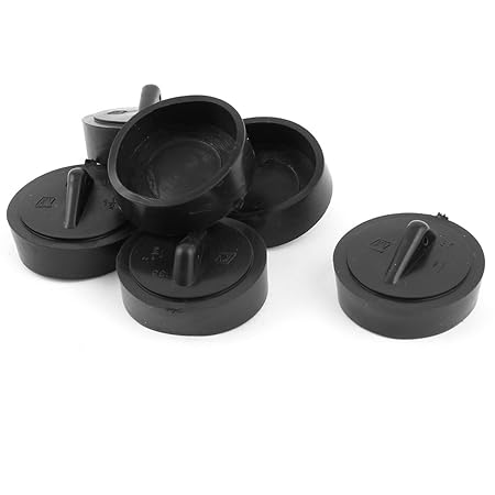 sourcing map 6stk 35mm Durchmesser Gummistopfen Gummi Wasser Spüle Stöpsel Entsorgung Stopfen DE de