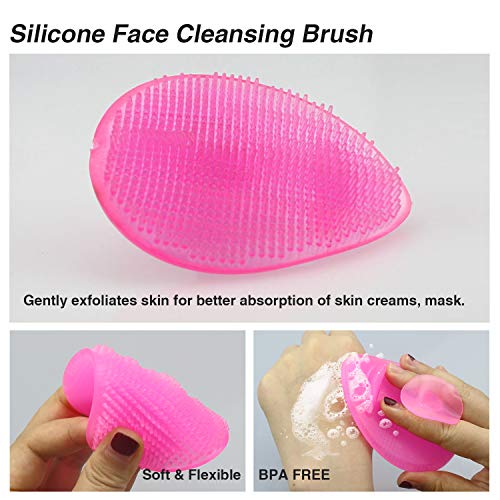 Face Mask Mixing Bowl Set, 6 PCS Facemask Mixing Tool Kit with Facial Mask Silicone Bowl/Silicone Brush/Silicone Cleaner Brush/Headband - Thumbnail 3