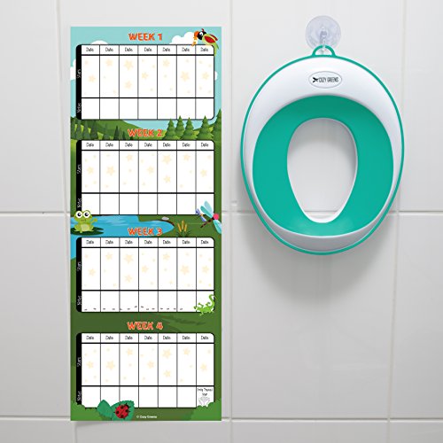 Potty Training Chart - Reward Sticker Chart - Nature Forest Theme - Marks Behavior Progress – Motivational Toilet Training for Toddlers and Children – Great for Boys and for Girls - Thumbnail 4
