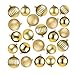Gold Christmas Ornament Balls, Matte, Glitter, and Textured Ornaments Set (1.5 In, 48 Pack)