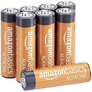 AmazonBasics AA Performance Alkaline Non-Rechargeable Batteries (8-Pack) – Appearance May Vary