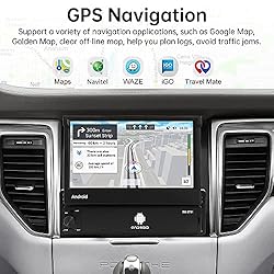 Android 10.1 Car Stereo with GPS WiFi, Single Din