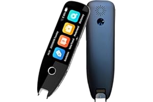 GoBudsGo S10 Translation Pen Scanner, OCR Digital Pen Reader, Text to Speech Reading Pen, Smart recoring Pen for Students, Dyslexia, Voice Wireless Language Translator for Travelers & Businessmen