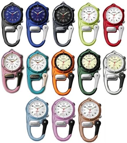 Dakota Watch Company - Mini Clip Light Watch Blue - - Baby Blue with White Dial