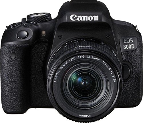 Canon-EOS-800D-Cmara-RFLEX-de-242-MP-Pantalla-tctil-de-30-NFC-Dual-Pixel-CMOS-AF-Bluetooth45-Puntos-AF-6-fps-Full-HD-WiFi-Negro-Kit-Cuerpo-con-Objetivo-EF-S-18-55IS-STM