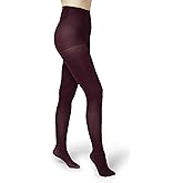 HUE Women’s Super Opaque Tights with Control Top 90 Denier High Waist Pantyhose
