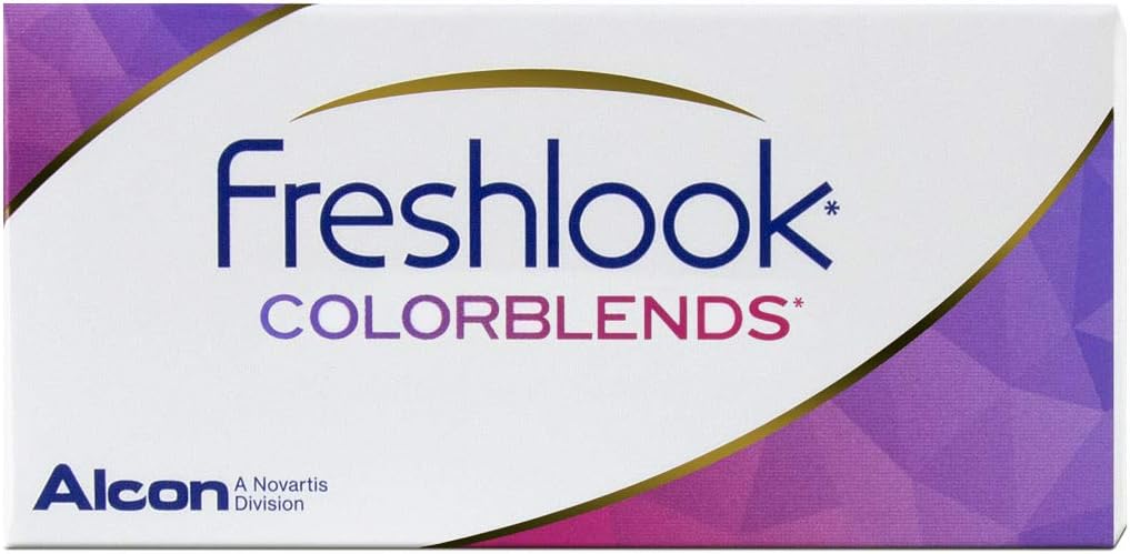 Freshlook Colorblends - Monthly Color Contact Lenses (-01.00, Amethyst, Pack of 2) | From Alcon