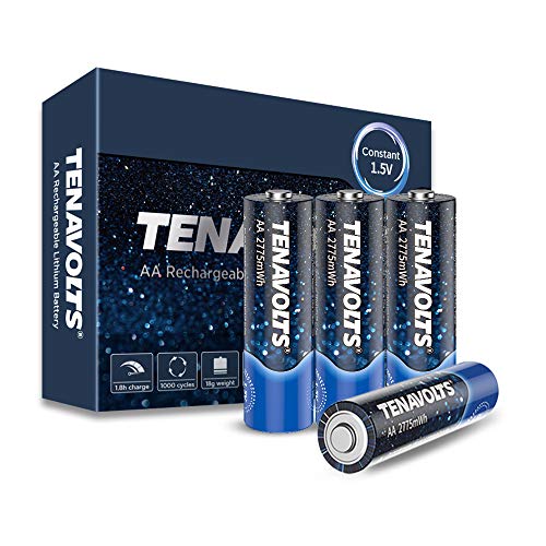 TENAVOLTS AA Rechargeable Batteries with Charger - Image 8