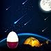 Night Light for Kids, Lammcou Egg Light Tumbler Nursery Children Night Light Mood LED Flashlight Light Lamp Toy Mini Christmas Holiday Gift Handheld Night Light for Baby Adults Kid Children-Blue