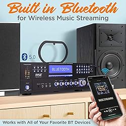 Pyle 4-Channel Karaoke Home Wireless Microphone