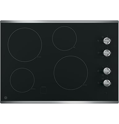 GE 30 Inch Electric Smoothtop Cooktop with 4 Radiant Elements