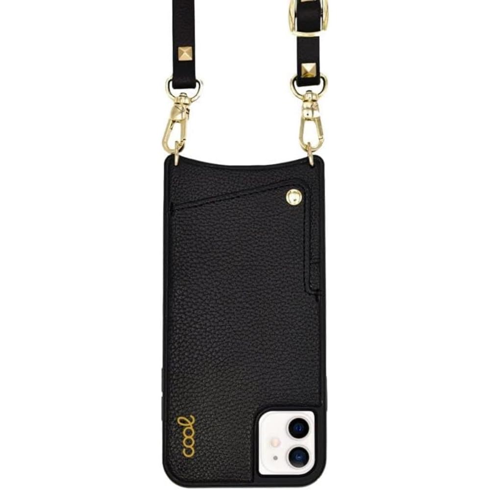 Cool Case for iPhone 12 Mini Strap Pop-Rock Black