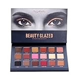 Hanyia Eyeshadow Beauty Glazed Textured Shadows Palette Matte Glitter Pigment Eyeshadow Rose Gold Edition 18 Colors