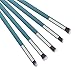 BS-MALL 2016 New Premium Synthetic Kabuki Makeup Brush Set Cosmetics Foundation Blending Blush Eyeliner Face Powder Brush Makeup Brush Kit (SkyBlue Silver)