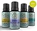 Top Aromatherapy Blends Gift Set By Ovvio Oils | Inhale - Respiratory Relief | Unwind - Stress Relief | Enhance - Mood Lifting | Slumber - Natural Sleep | 4 Full Size 15ml Bottles
