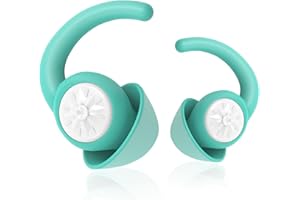 OLINS KAKO Ear Plugs for Sleeping Noise Cancelling 2 Pairs Noise Reduction Earplugs for Sleep Soft Silicone Hearing Protection Earplug for Snoring Work Construction Noise Sensitive WH-Green