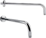 Garosa Stainless Steel Shower Arm 43cm Chrome Plated G1/2 Extension Pipe view 7