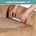 Turquoize High Stretch Sofa Slipcover Velvet Plush Slipcover Form Fit Strapless Couch Covers for Living Room Spandex Loveseat Slipcovers, Slip Resistant Furniture Protector (Loveseat, Luggage)