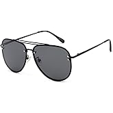 VIVIENFANG Trendy Oversized Aviator Sunglasses Womens, Retro Cute Big Shades Women's Fashion Sun Glasses UV Protection VF2203